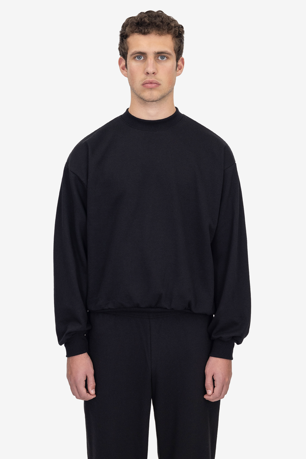 LAA 10oz Mid-Weight Poly Cotton Fleece Wide Crew