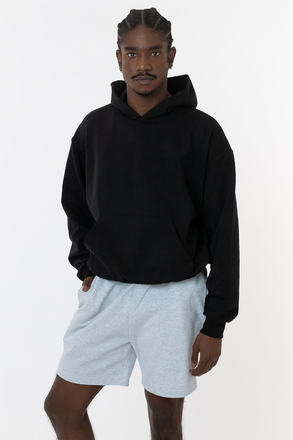 LAA 10oz Mid-Weight Poly Cotton Fleece Wide Hoodie